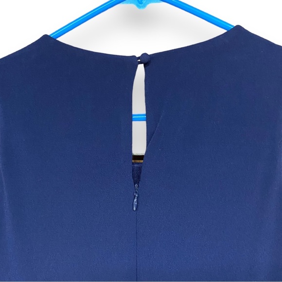 Laundry by Shelli Segal Sleeveless Tiered Layered Embellished Necklace Dress 4 - Picture 4 of 6